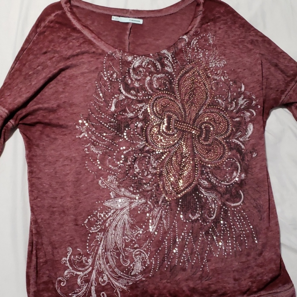 Embellished Maurices Top Medium